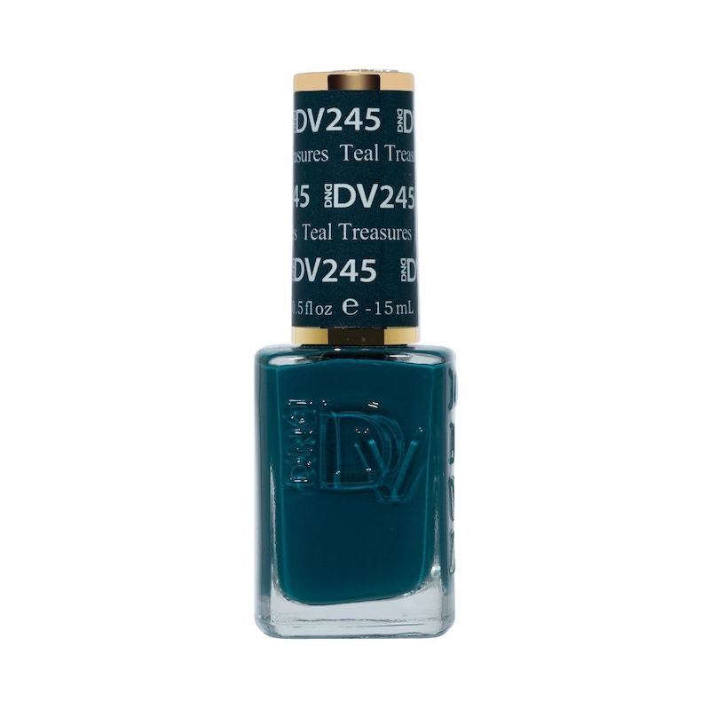 DND Diva #245 Teal Treasures – lacquer bottle