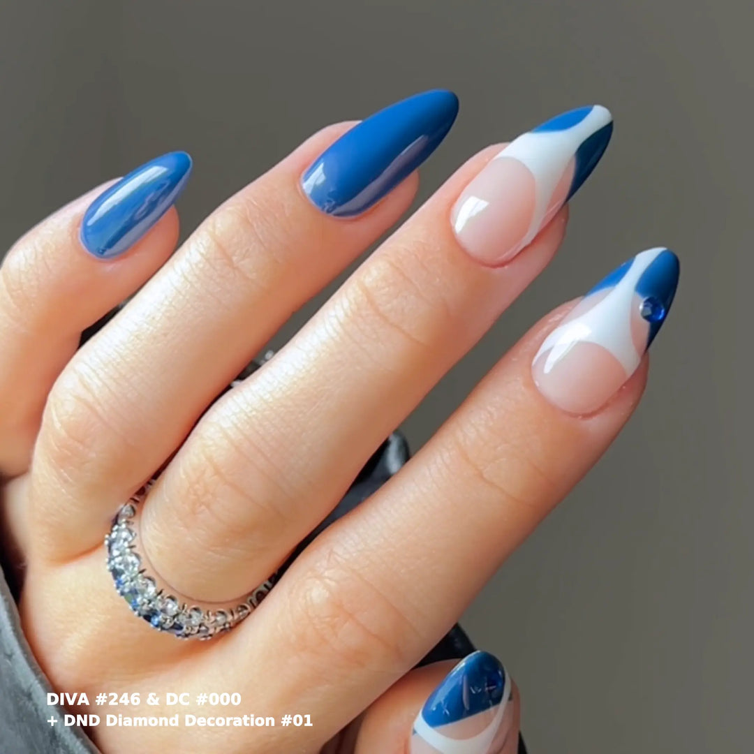 DND Diva #246 Blue Lagoon – nail art