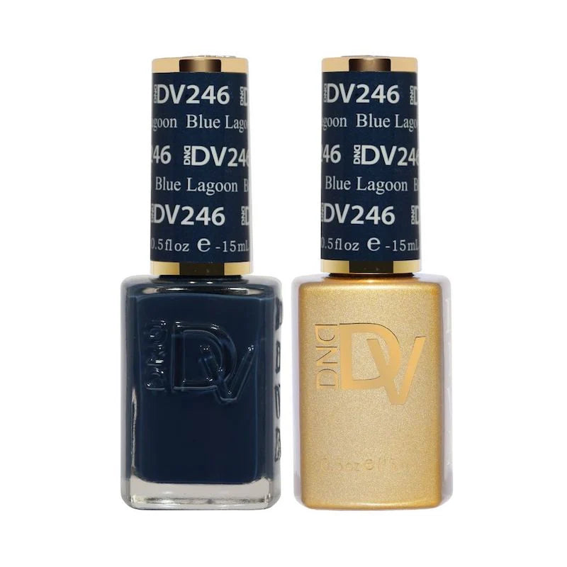#246 - DND Diva Gel UV/LED Soak Off Gel polish - Blue Lagoon