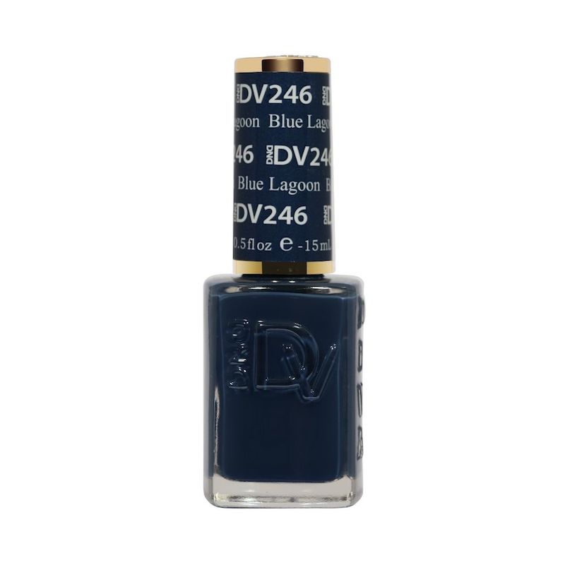 DND Diva #246 Blue Lagoon – lacquer bottle