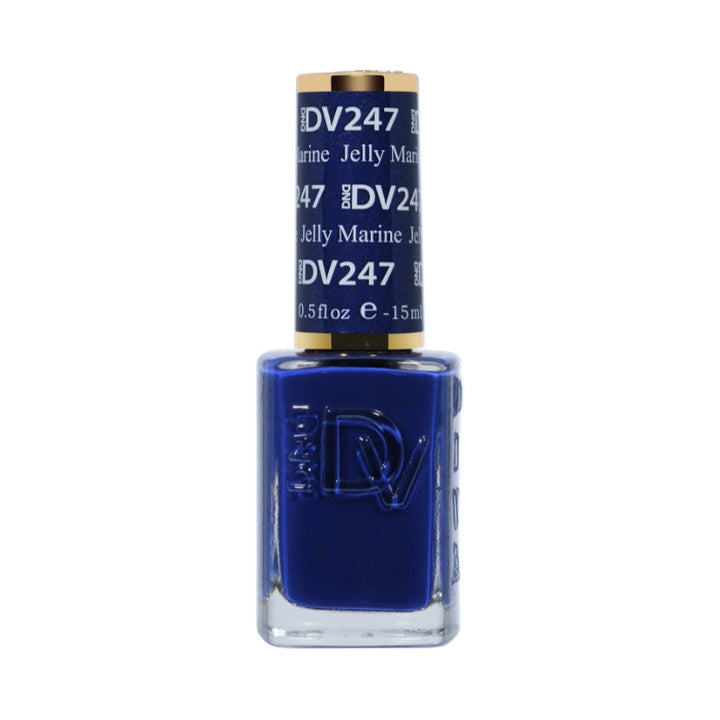 DND Diva #247 Jelly Marine – lacquer bottle