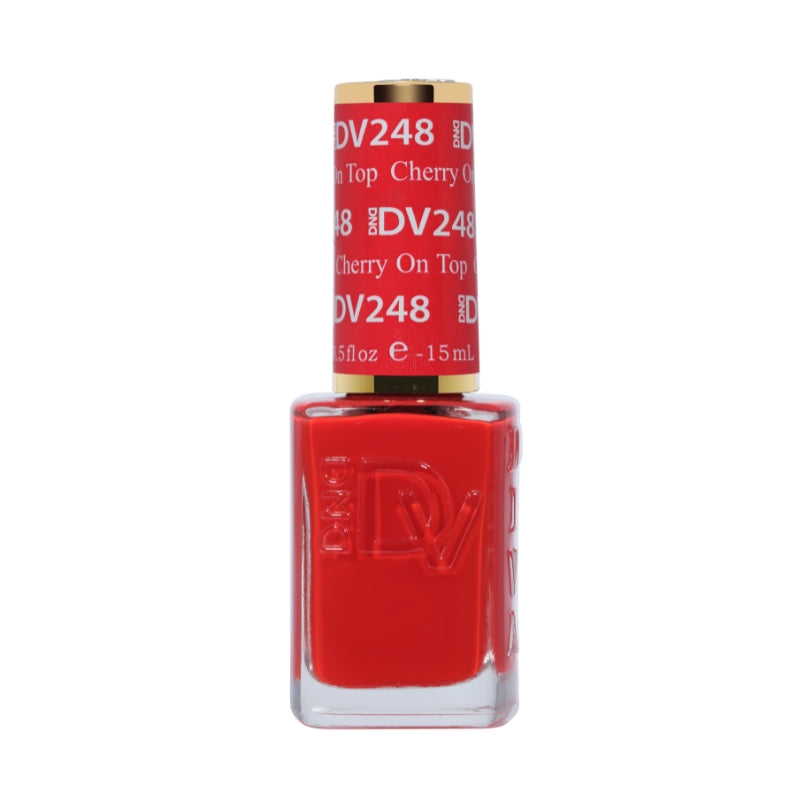 DND Diva #249 Red-Y or Not – lacquer bottle
