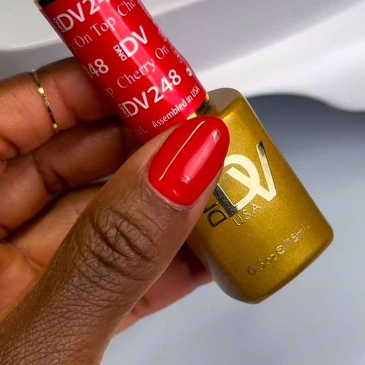 DND Diva #248 Cherry On Top – nail swatch 4