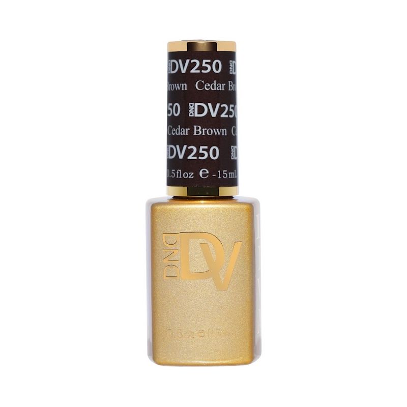 DND Diva #250 Cedar Brown – gel bottle