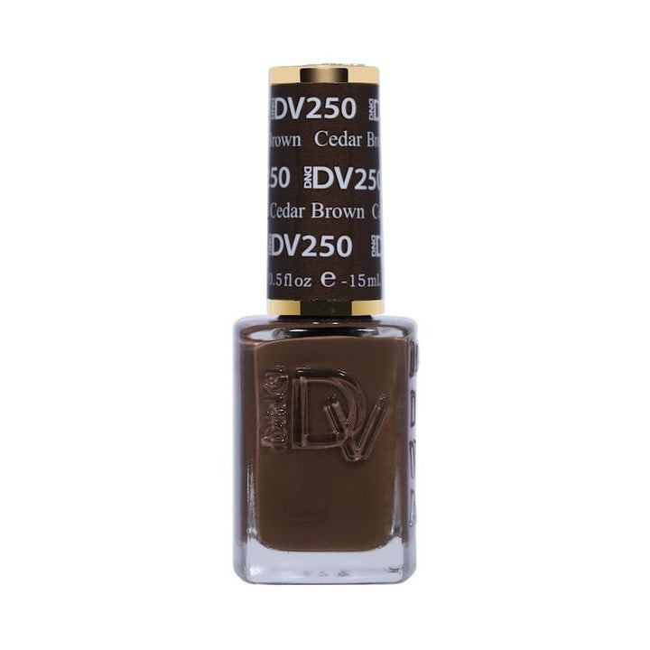 DND Diva #250 Cedar Brown – lacquer bottle
