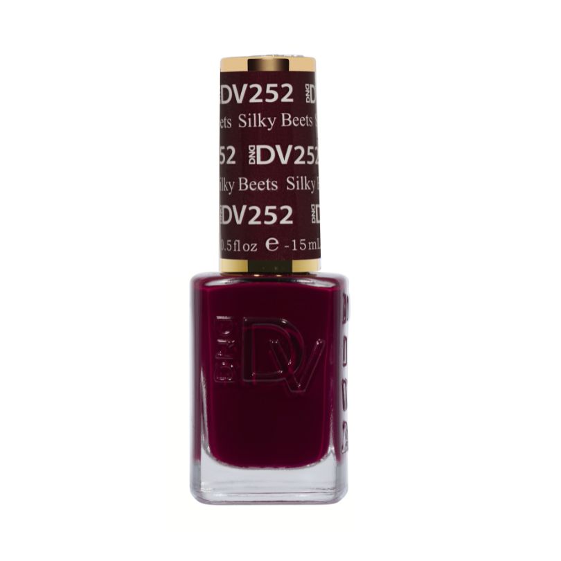 DND Diva #252 Silky Beets – lacquer bottle