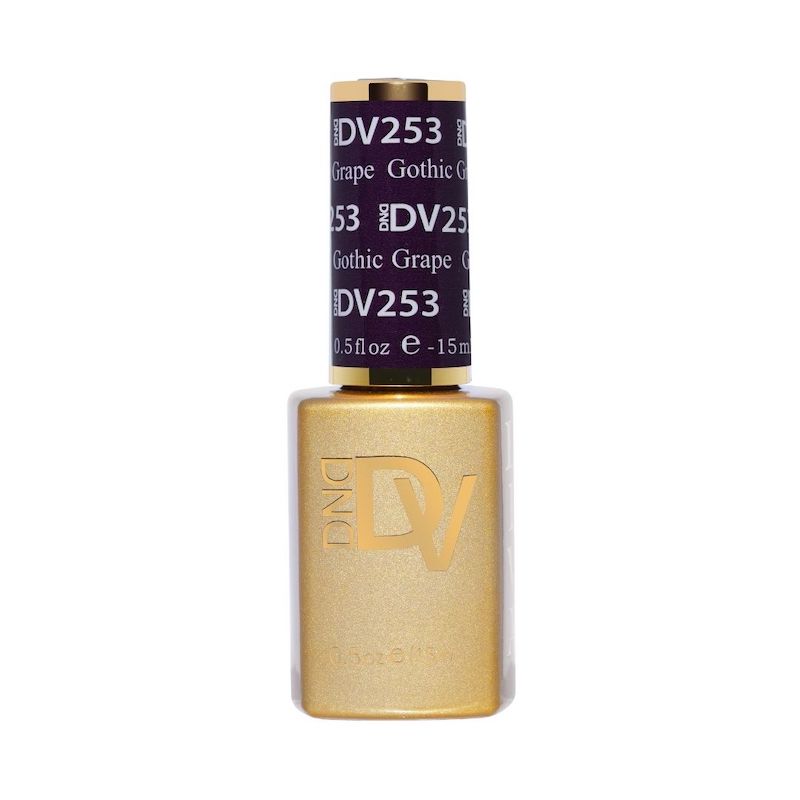 DND Diva #253 Gothic Grape – gel bottle