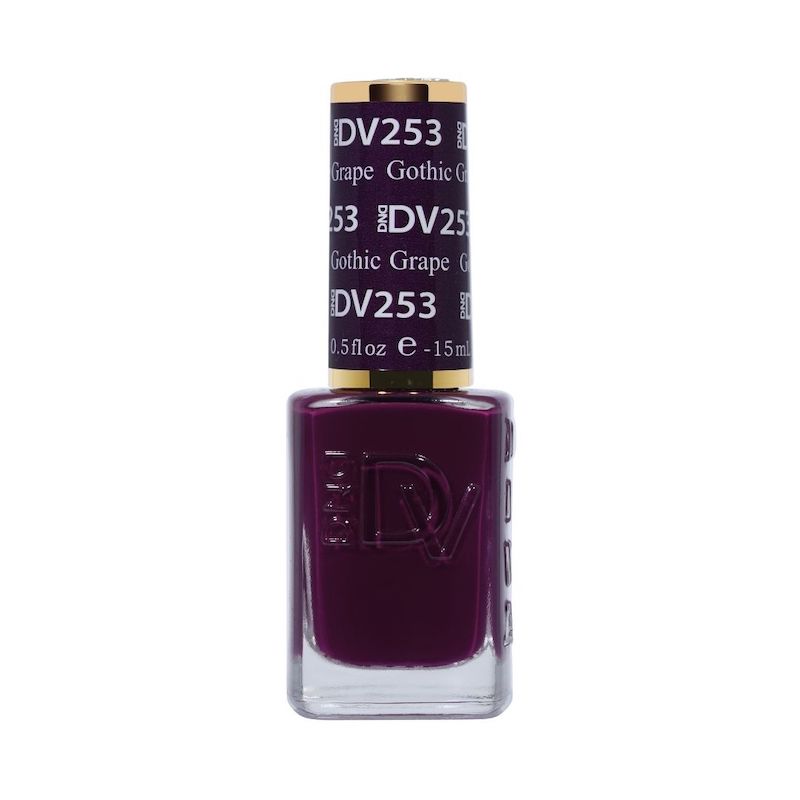 DND Diva #253 Gothic Grape – lacquer bottle