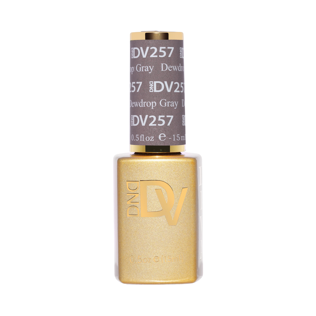 DND Diva #257 Dewdrop Gray – gel bottle