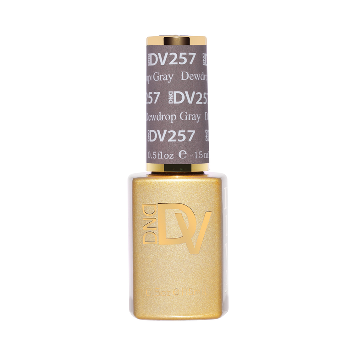 DND Diva #257 Dewdrop Gray – gel bottle