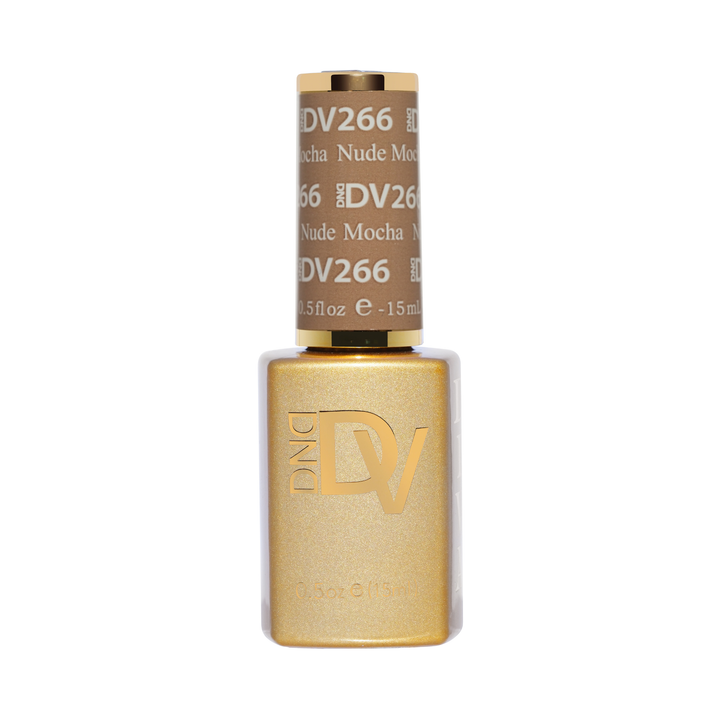 DND Diva #266 Nude Mocha – gel bottle