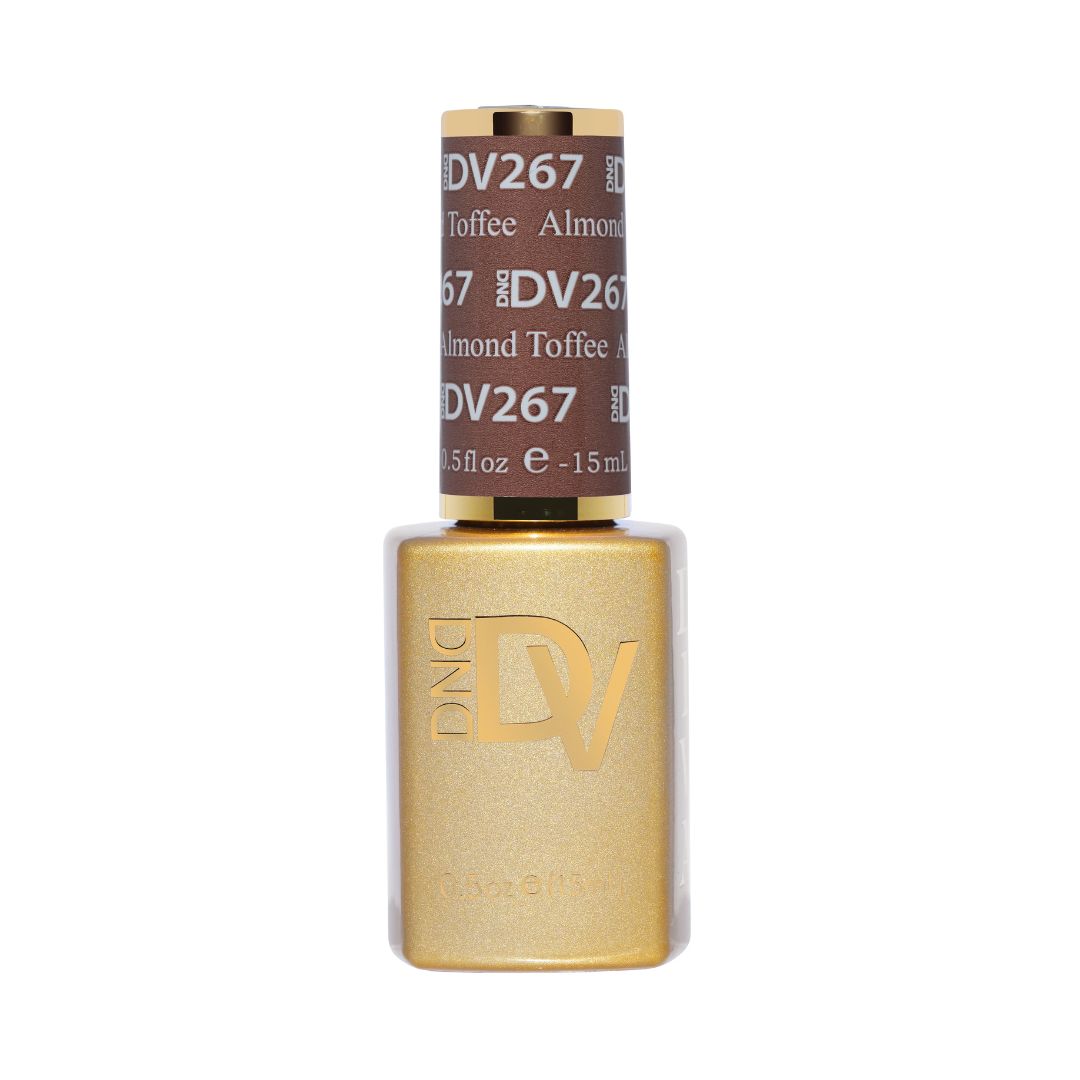 DND Diva #267 Almond Toffee – gel bottle