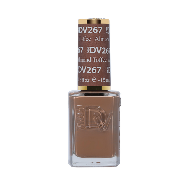 DND Diva #267 Almond Toffee – lacquer bottle