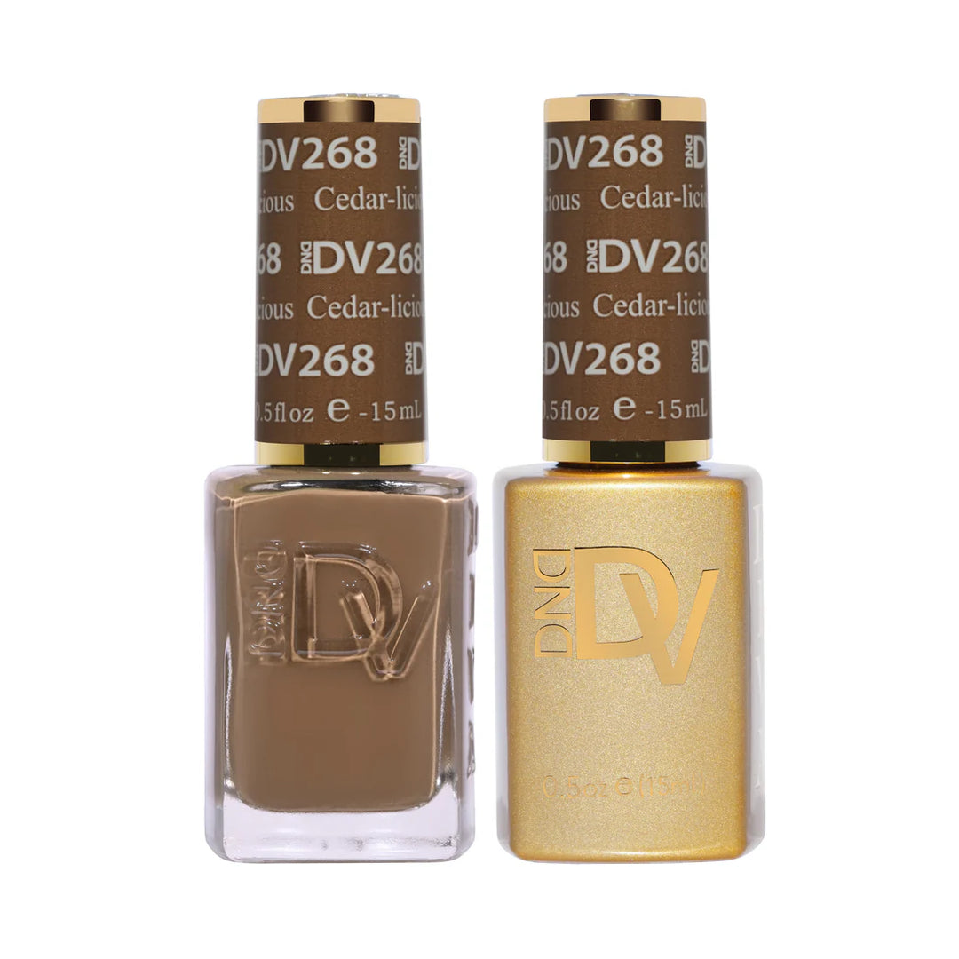 #268 - DND Diva Gel UV/LED Soak Off Gel polish - Cedar Licious