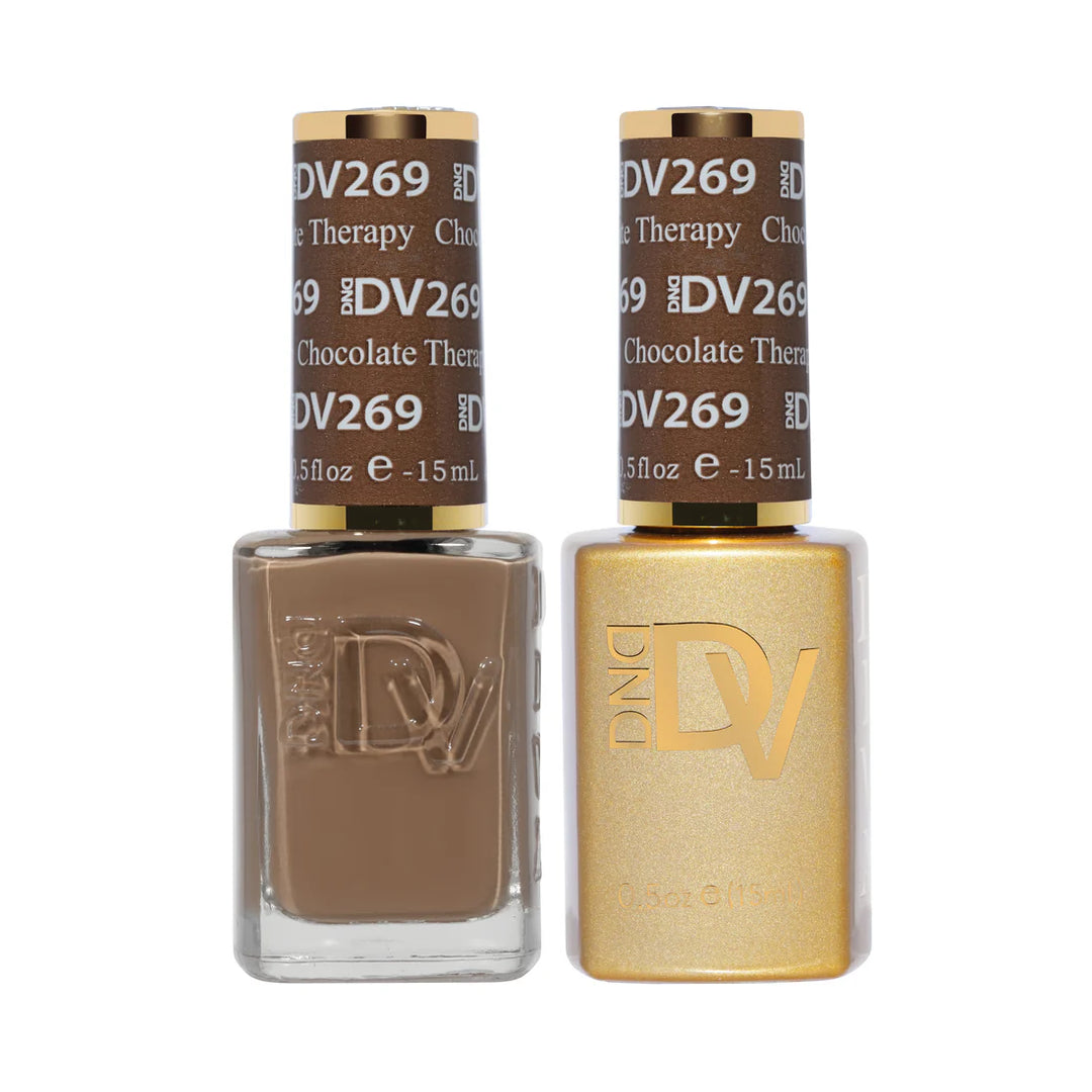#269 - DND Diva Gel UV/LED Soak Off Gel polish - Chocolate Therapy