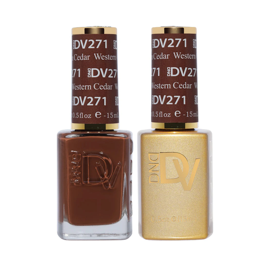 #271 - DND Diva Gel UV/LED Soak Off Gel polish - Western Cedar