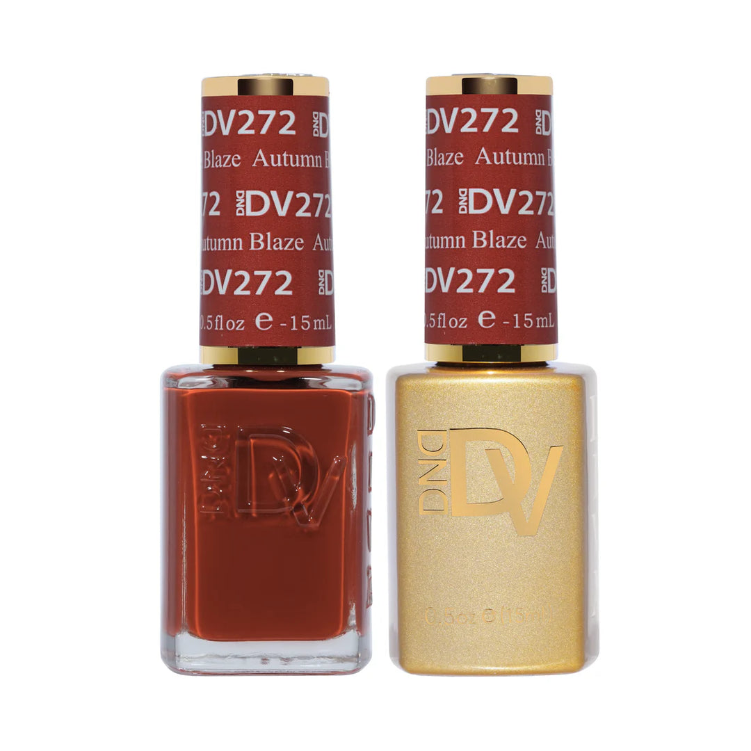 #272 - DND Diva Gel UV/LED Soak Off Gel polish - Autumn Blaze