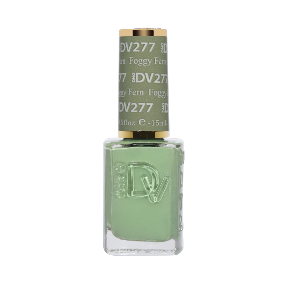 DND Diva #277 Foggy Fern – lacquer bottle