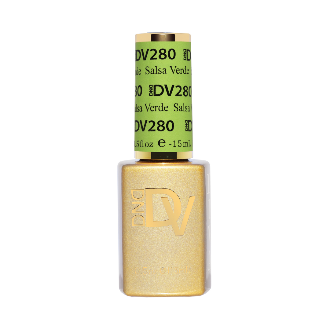 DND Diva #280 Salsa Verde – gel bottle