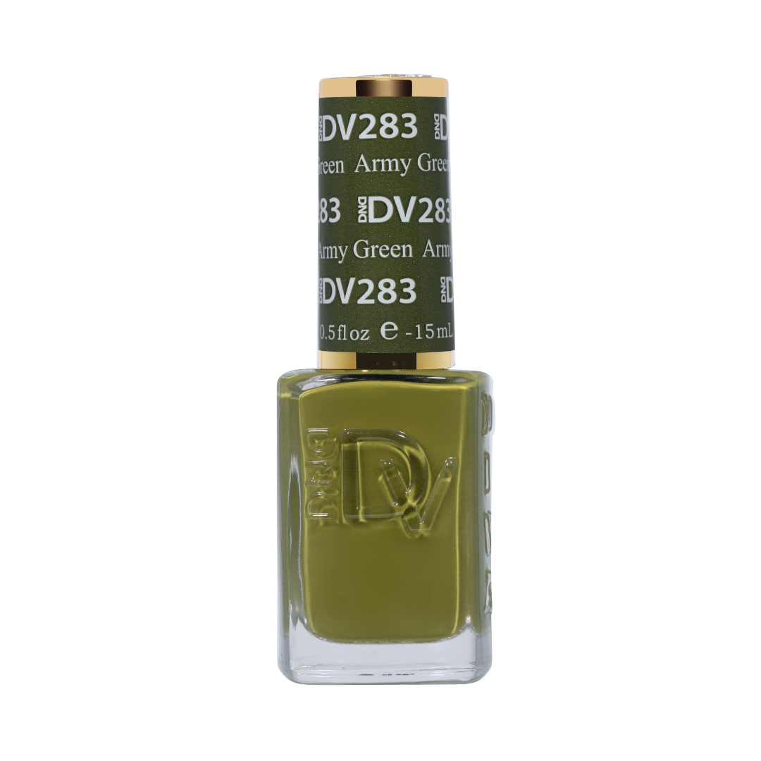 DND Diva #283 Army Green – lacquer bottle