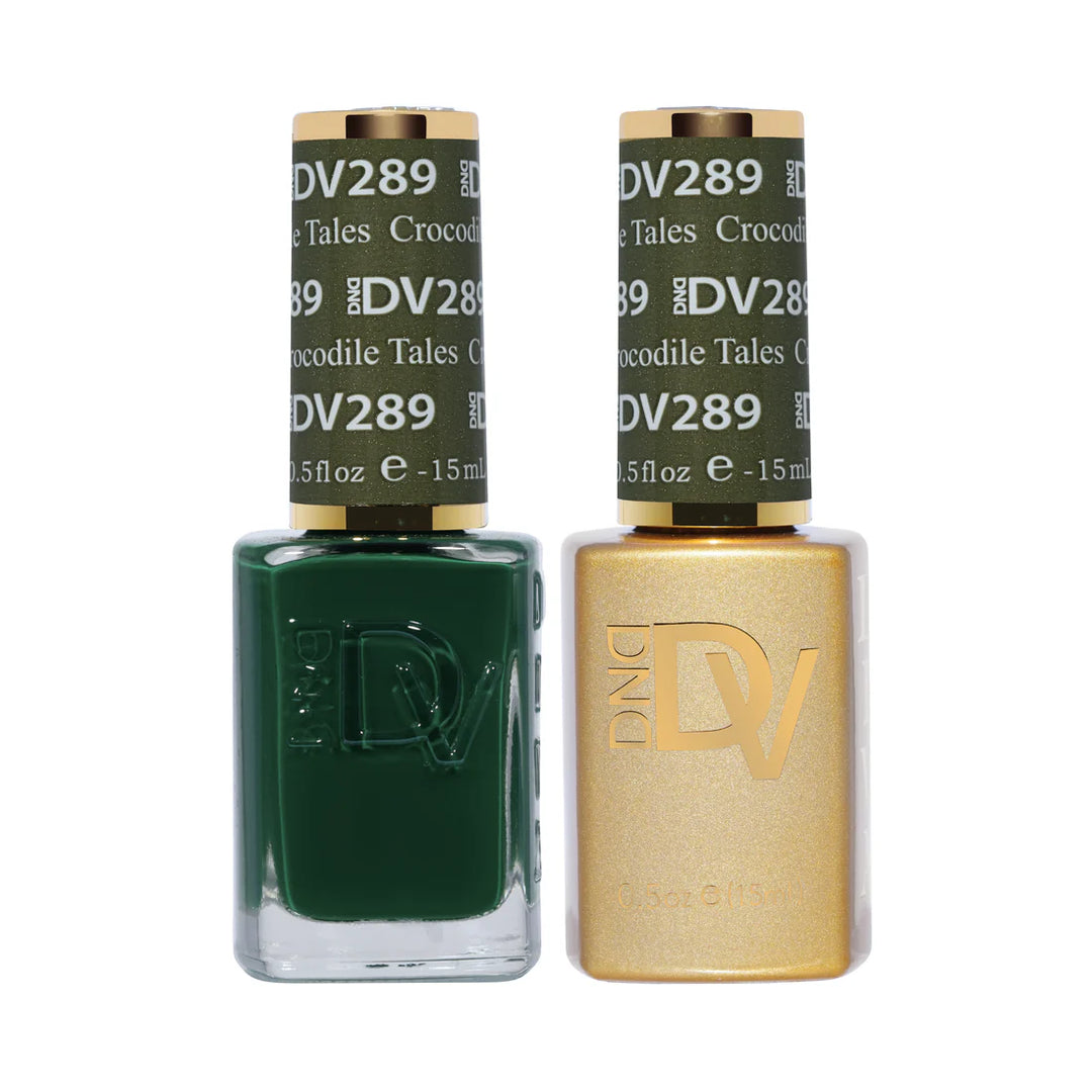 #289 - DND Diva Gel UV/LED Soak Off Gel polish - Crocodile Tales