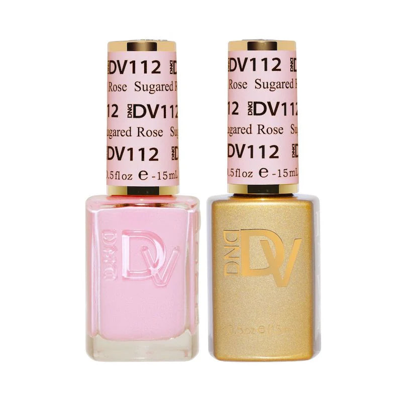 #112 - DND Diva Gel UV/LED Soak Off Gel polish - Sugared Rose