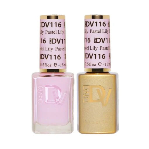 #116 - DND Diva Gel UV/LED Soak Off Gel polish - Lily Pastel