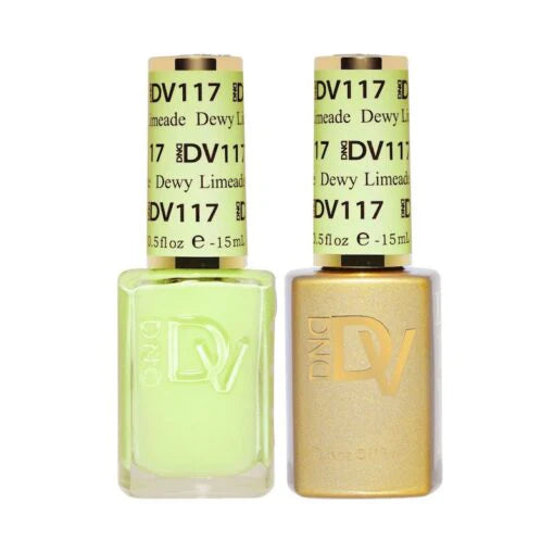 #117 - DND Diva Gel UV/LED Soak Off Gel polish - Dewy Limeade