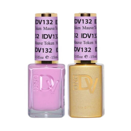 #132 - DND Diva Gel UV/LED Soak Off Gel polish - Mauve Token