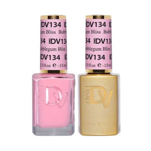 #134 - DND Diva Gel UV/LED Soak Off Gel polish - Bubblegum Bliss