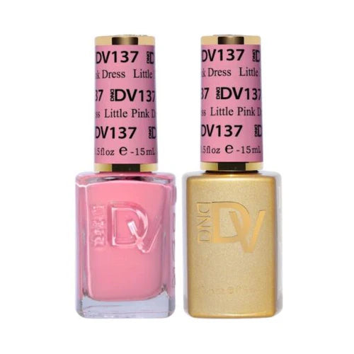#137 - DND Diva Gel UV/LED Soak Off Gel polish - Little Pink Dress