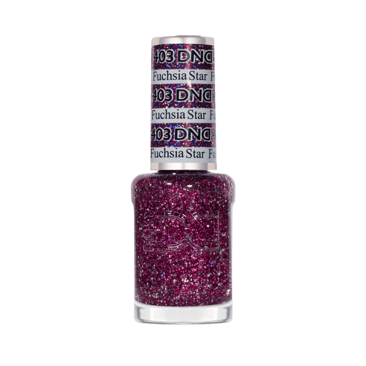 DND Gel #403 Fuchsia Star – lacquer bottle