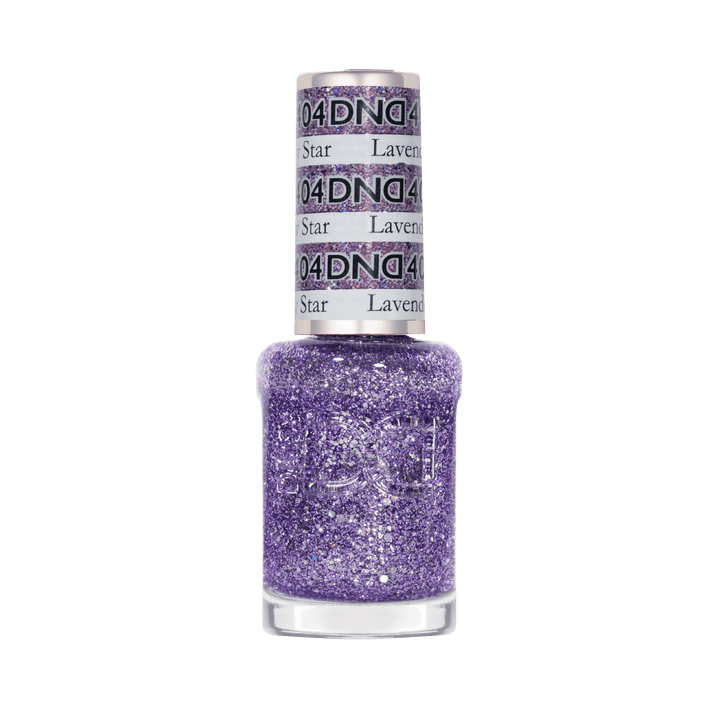 DND Gel #404 Lavender Daisy – lacquer bottle