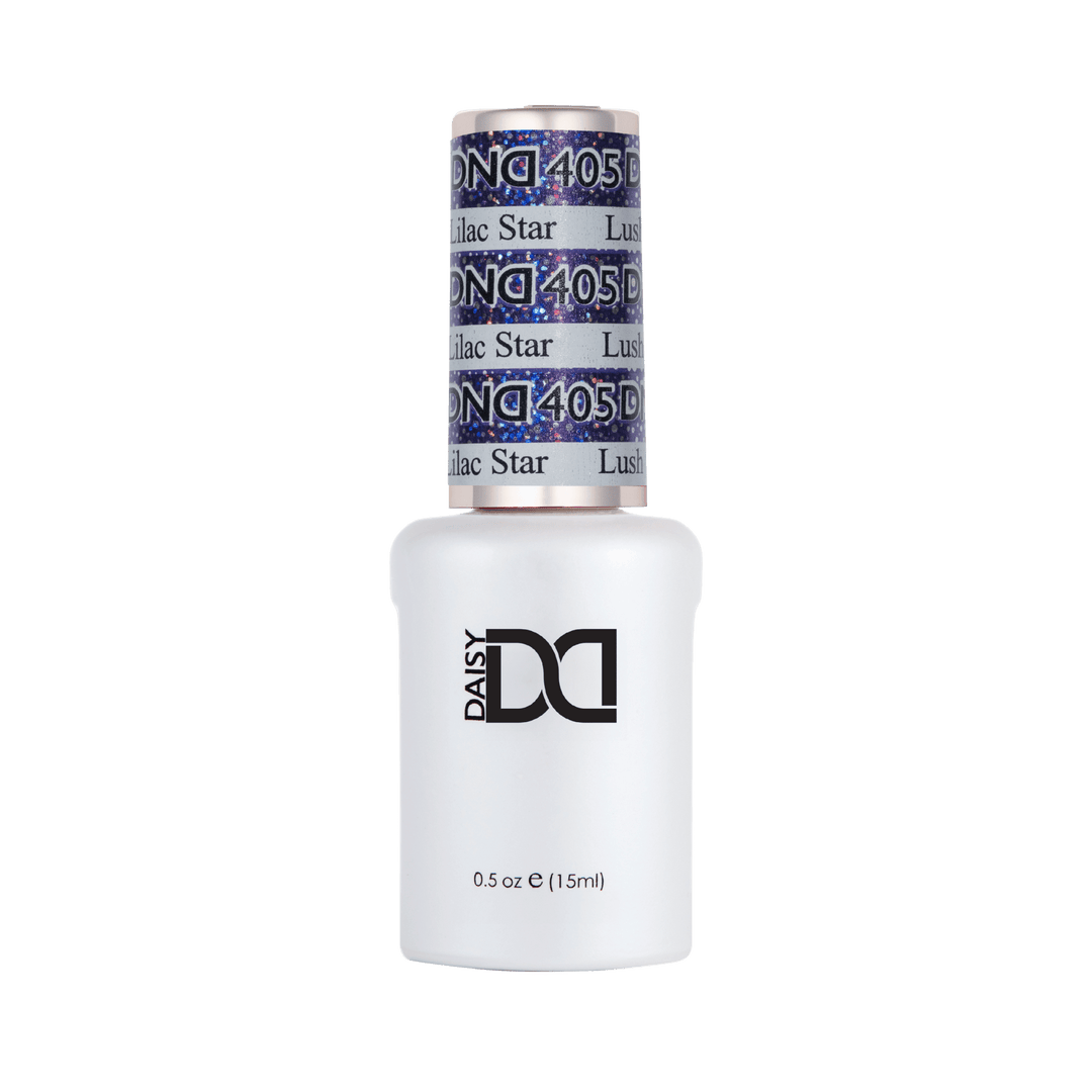 DND Gel #405 Lush Lilac Star – gel bottle
