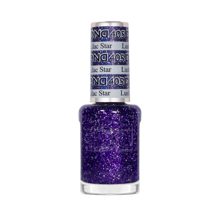 DND Gel #405 Lush Lilac Star – lacquer bottle
