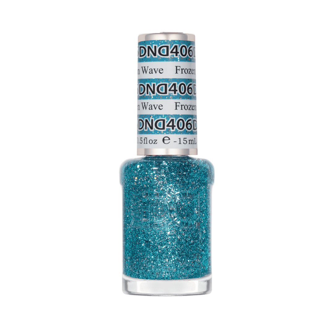 DND Gel #406 Frozen Wave – lacquer bottle