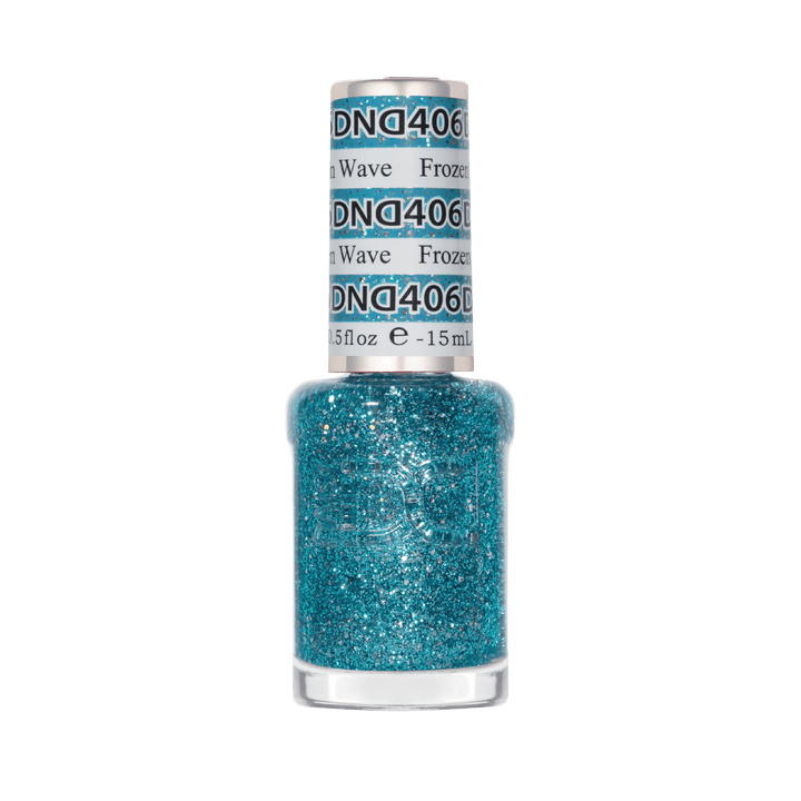 DND Gel #406 Frozen Wave – lacquer bottle