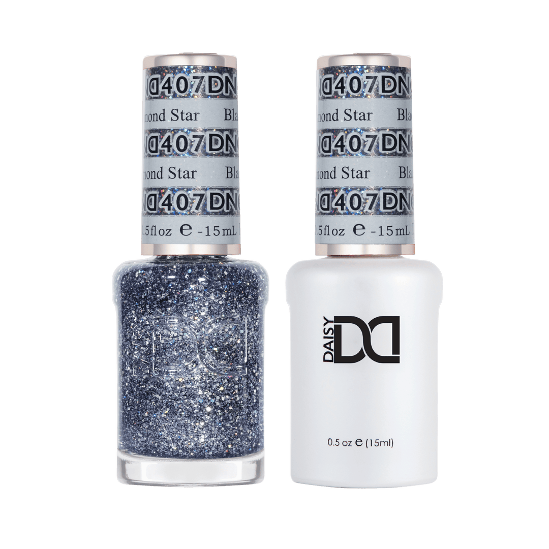 DND Gel #407 Black Diamond Star