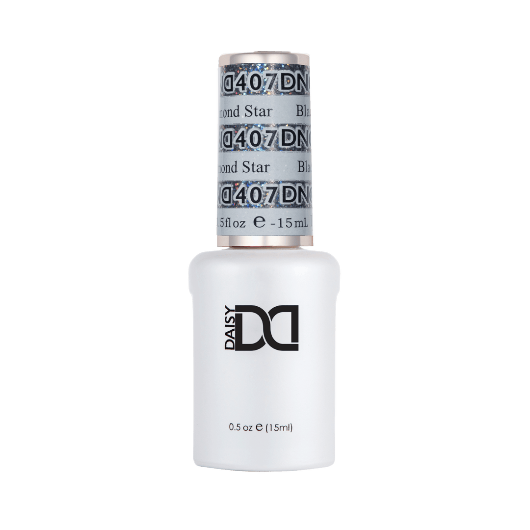 DND Gel #407 Black Diamond Star – gel bottle
