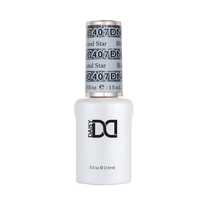 DND Gel #407 Black Diamond Star – gel bottle