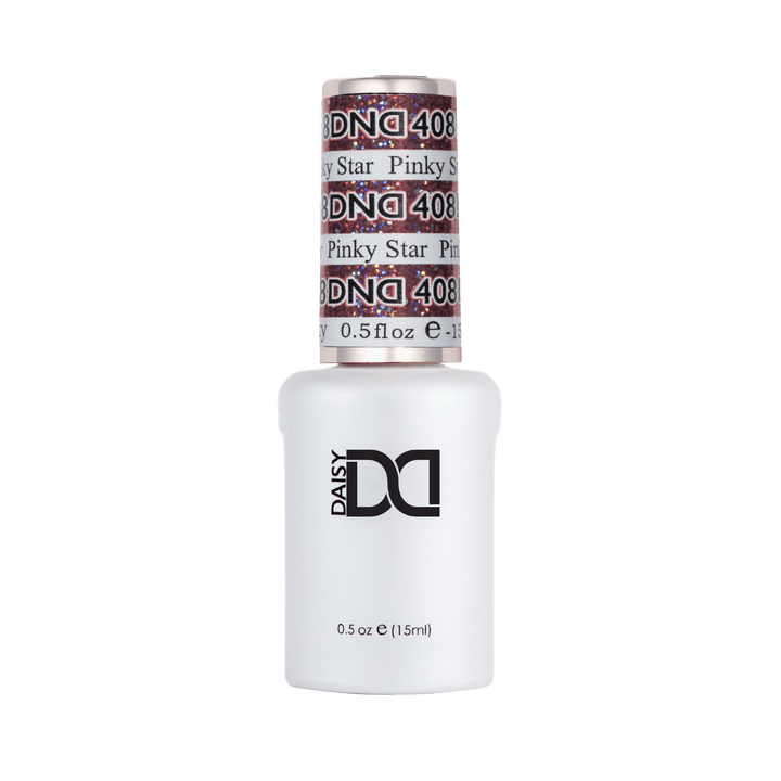 DND Gel #408 Pinky Star – gel bottle