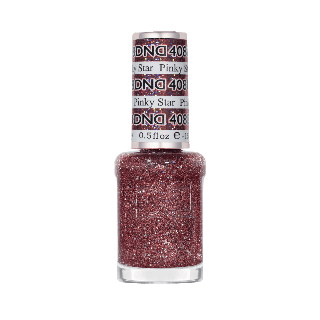 DND Gel #408 Pinky Star – lacquer bottle