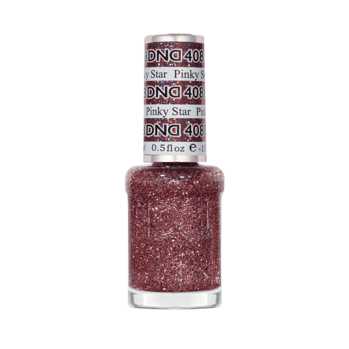DND Gel #408 Pinky Star – lacquer bottle