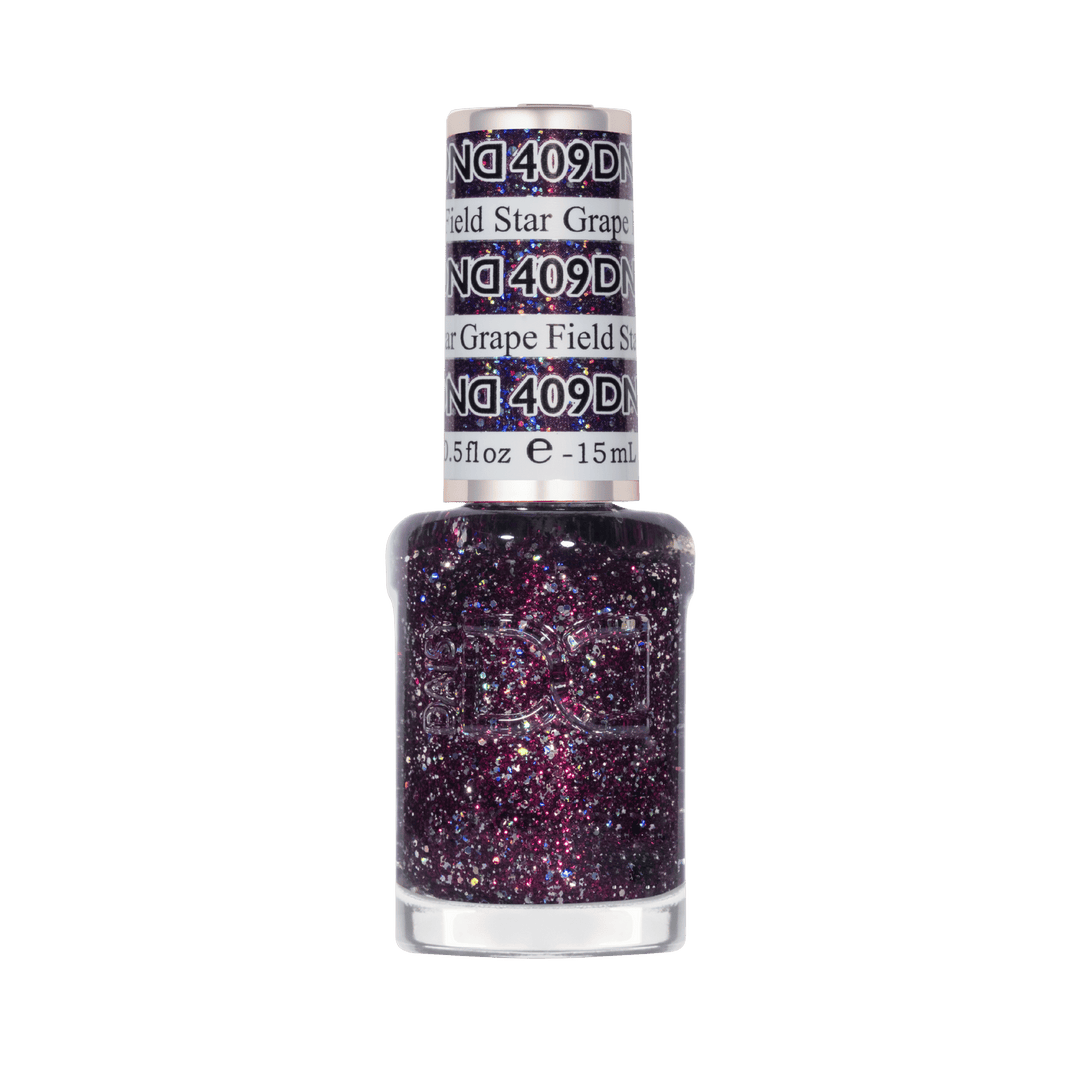 DND Gel #409 Grape Field Star – lacquer bottle