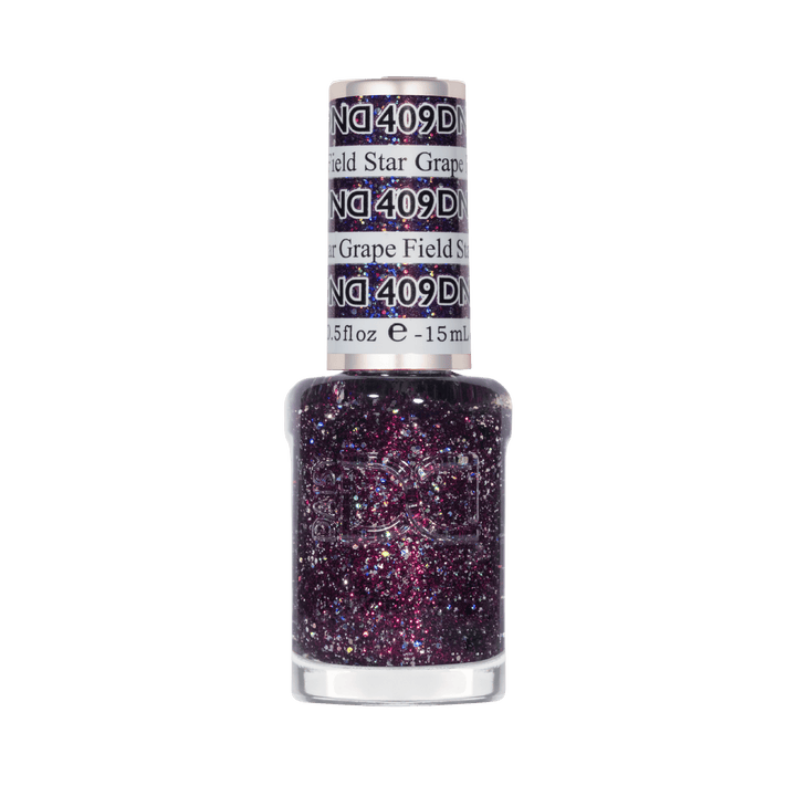 DND Gel #409 Grape Field Star – lacquer bottle