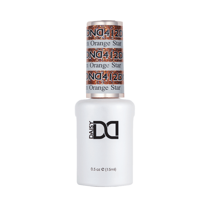DND Gel #412 Golden Orange – gel bottle
