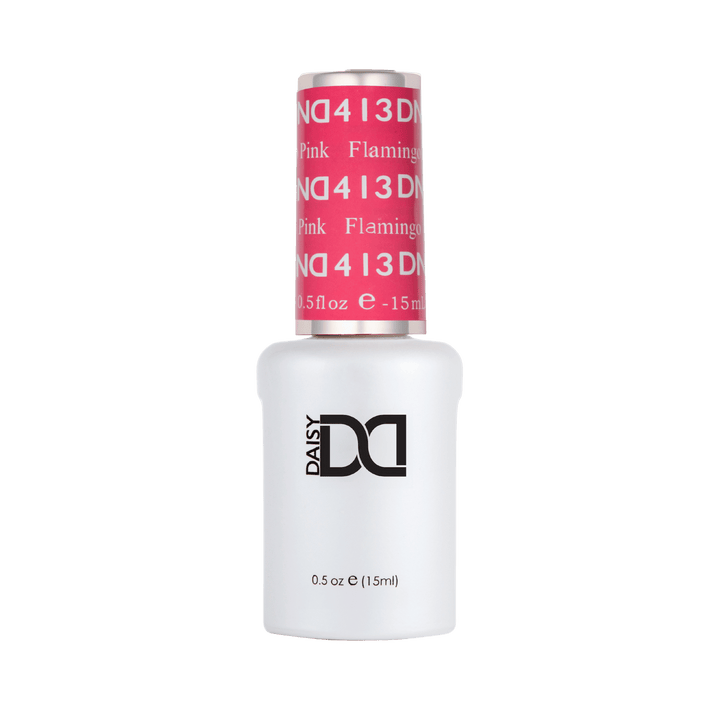 DND Gel #413 Flamingo Pink – gel bottle