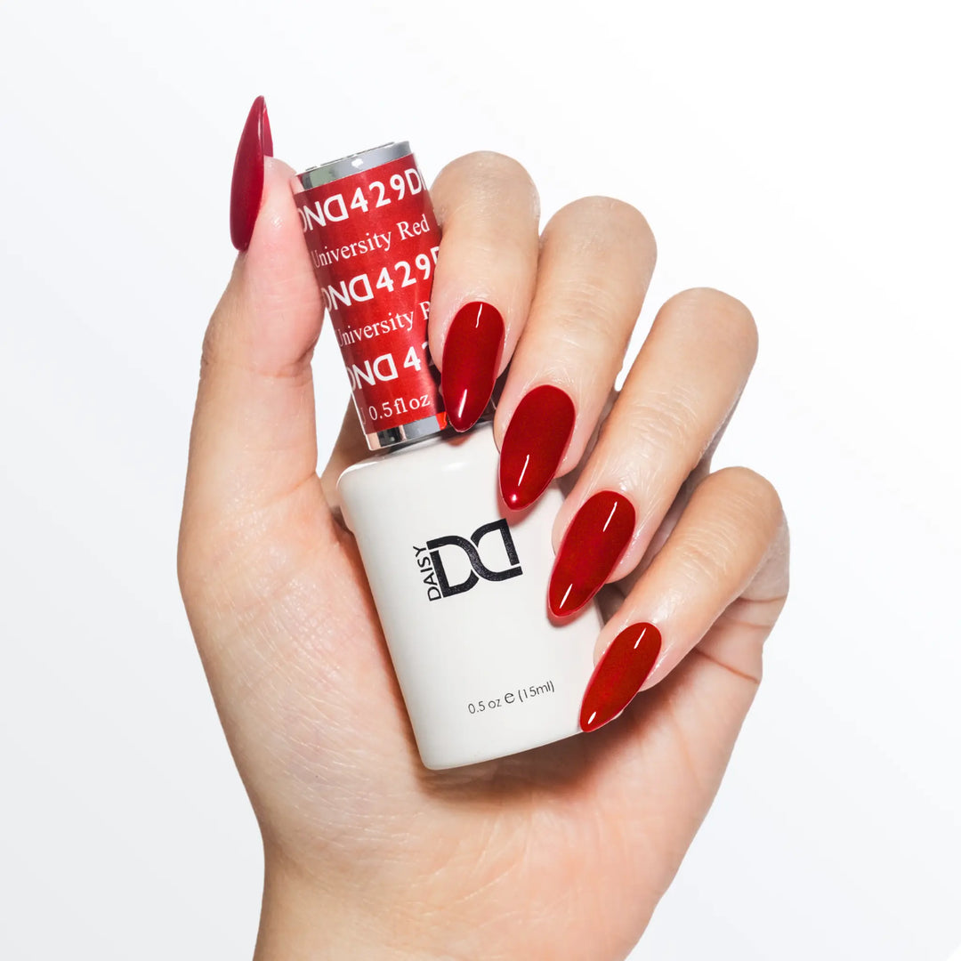 DND Gel #429 Boston University Red – nail swatch