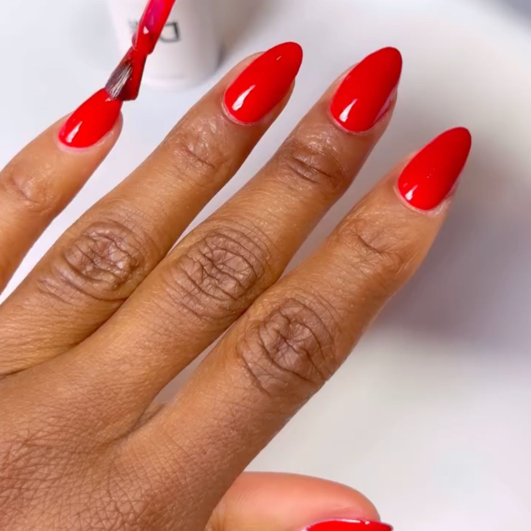 DND #430 Ferrari Red – Gel & Lacquer Duo – Sunshine Nail Supply