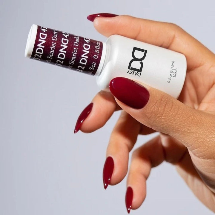 DND Gel #432 Dark Scarlet – additional view